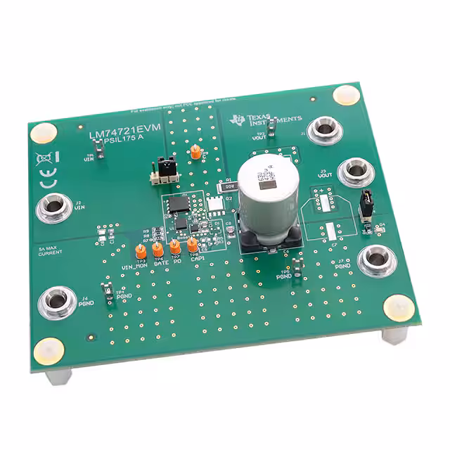 LM74721EVM Texas Instruments  Cartes et kits d'évaluation et de démonstration